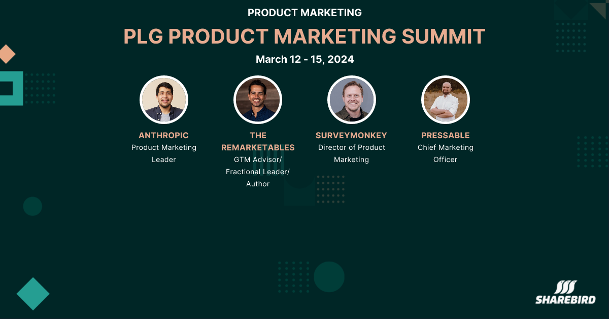 PLG Product Marketing Summit