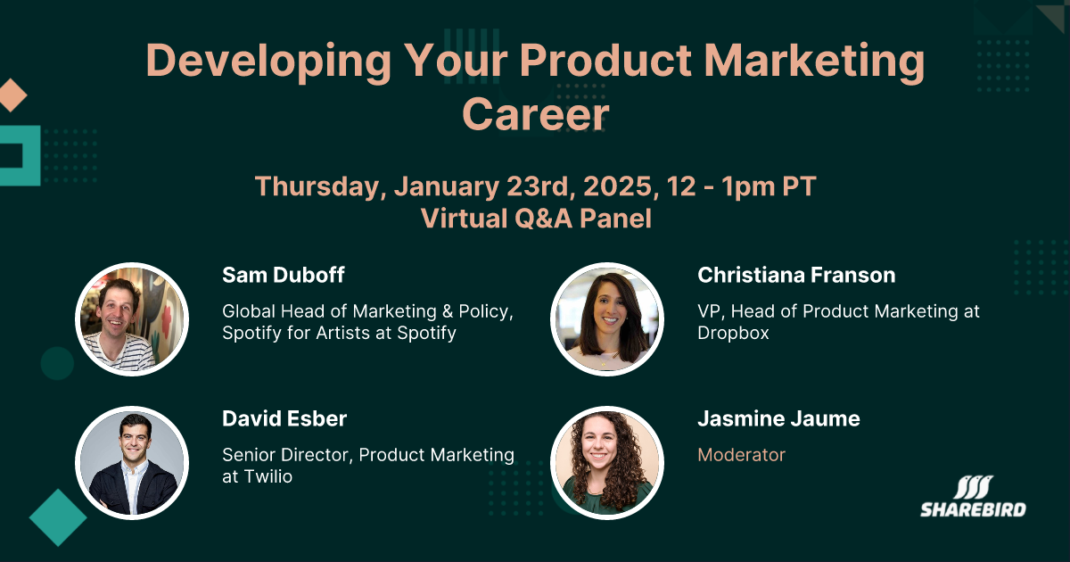 Developing Your Product Marketing Career