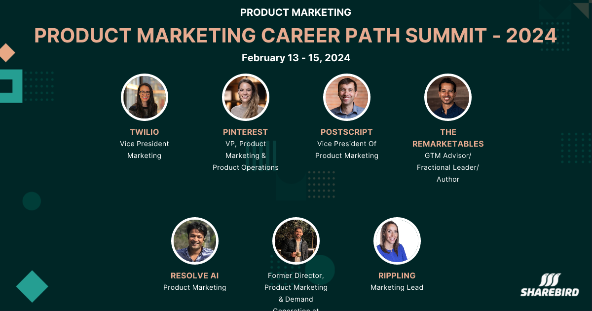 Product Marketing Career Path Summit - 2024