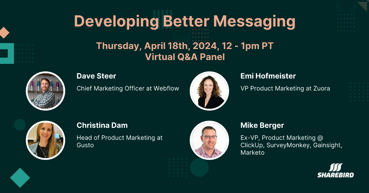 Developing Better Messaging