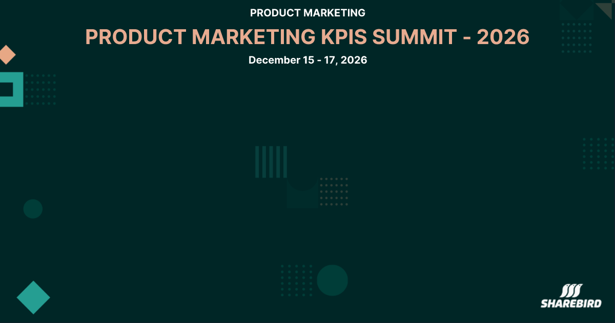 Product Marketing KPIs Summit - 2026